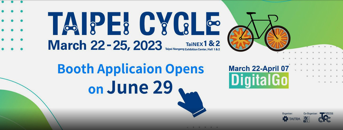 Welcome to visit our booth at Taipei Cycle 2023